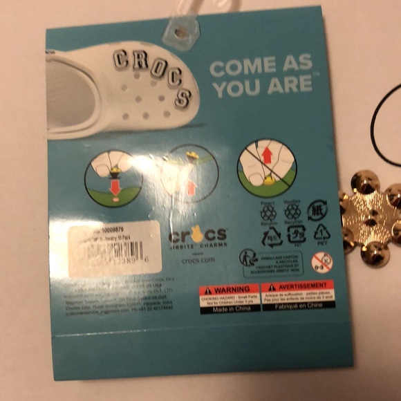 10 pack metal charms 3D JibBiTz crocs new - Picture 3 of 4